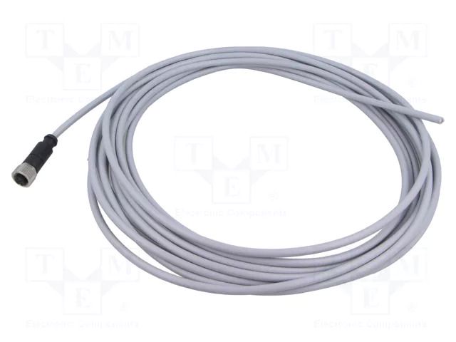 Connector: M12; plug; female; PIN: 5; straight; cables; 7.5m HARTING C21320000000102