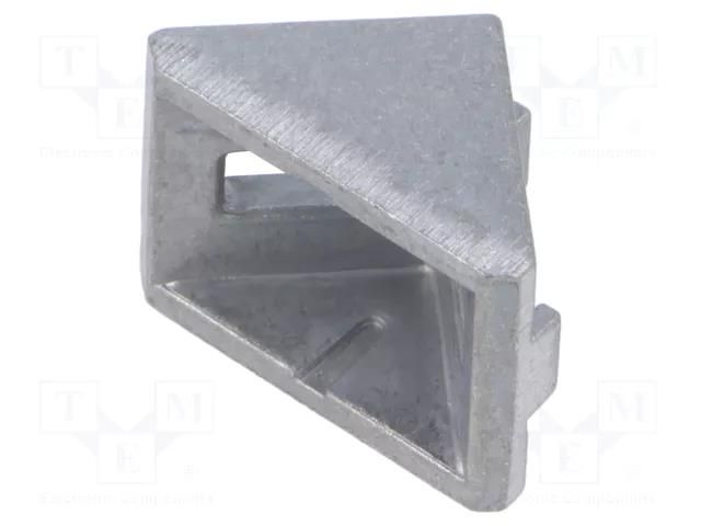 Angle bracket; for profiles; Width of the groove: 6mm; W: 18mm FATH FA-093W203N06