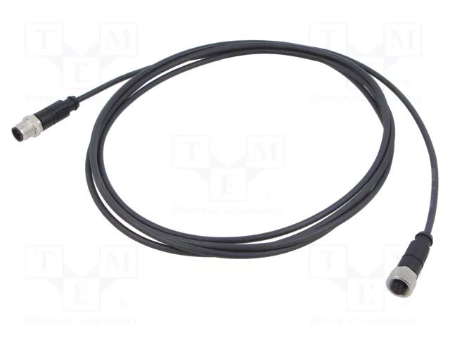 Cable: for sensors/automation; M12; PIN: 4; unshielded; plug; PUR HARTING C21320000000123