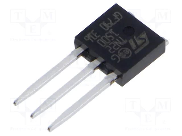Thyristor; 400V; Ifmax: 2A; 1.8A; Igt: 1.5mA; IPAK; THT; tube STMicroelectronics TN22-1500H