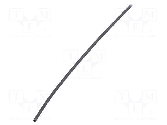 Heat shrink sleeve; 2: 1; 1.6mm; L: 1.2m; black; polyolefine; 25pcs. ALPHA WIRE F221V1/16-BK103