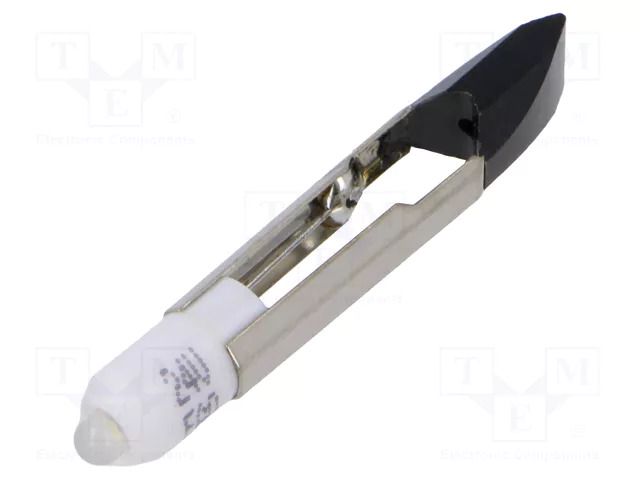LED lamp; white; T6,8; 24VDC; 24VAC; No.of diodes: 1 EAO 10-2K12.1079