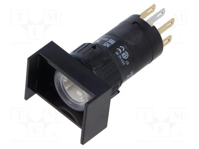 Switch: body; 16mm; Stabl.pos: 2; NC + NO; 51; Pos: 2; Ø16.2mm EAO 51-261.022
