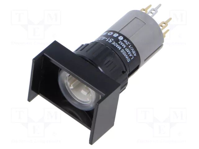 Switch: body; 16mm; Stabl.pos: 1; NC + NO; 51; Pos: 2; Ø16.2mm EAO 51-423.036