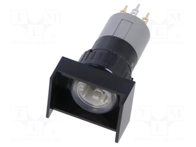 Switch: body; 16mm; Stabl.pos: 1; NO; 51; Pos: 2; Ø16.2mm; rectangular EAO 51-425.036