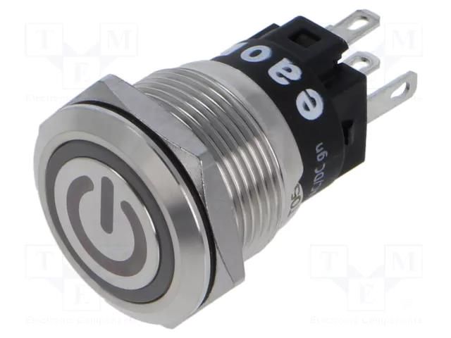 Switch: vandal resistant; Pos: 2; SPDT; 3A/240VAC; 3A/240VDC; ON-ON EAO 82-5151.2134.B002