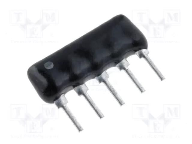 Resistor network: X; THT; 1kΩ; ±2%; 0.125W; No.of resistors: 4; 100V ROYALOHM DR1K-4/5