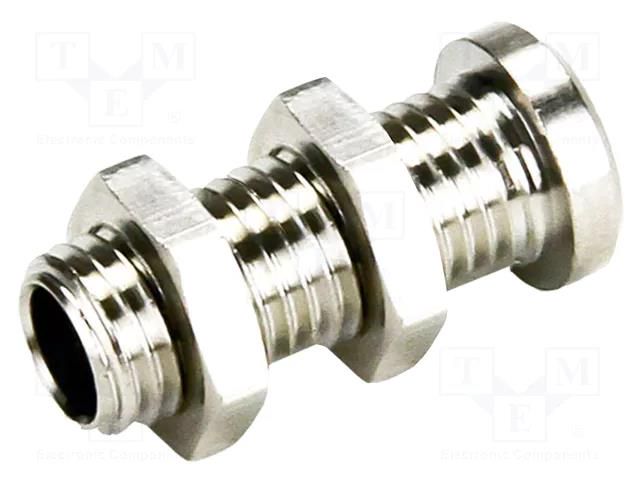 Connector: 4mm banana; socket; Cutout: Ø6mm; on panel,screw; 36A CAL TEST CT2224
