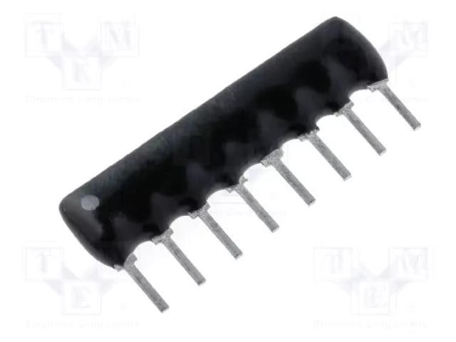 Resistor network: X; THT; 2.2kΩ; ±2%; 0.125W; No.of resistors: 7 ROYALOHM DR2.2K-7/8