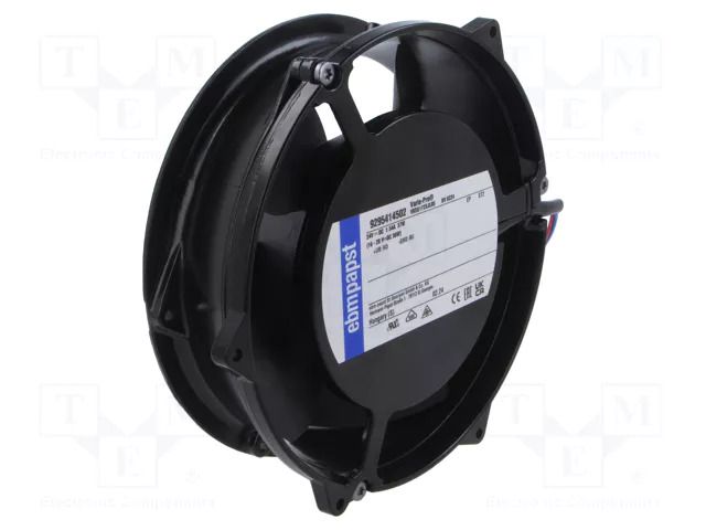 Fan: DC; axial; 24VDC; Ø172x51mm; 540m3/h; 63dBA; ball; 4300rpm EBM-PAPST DV6224