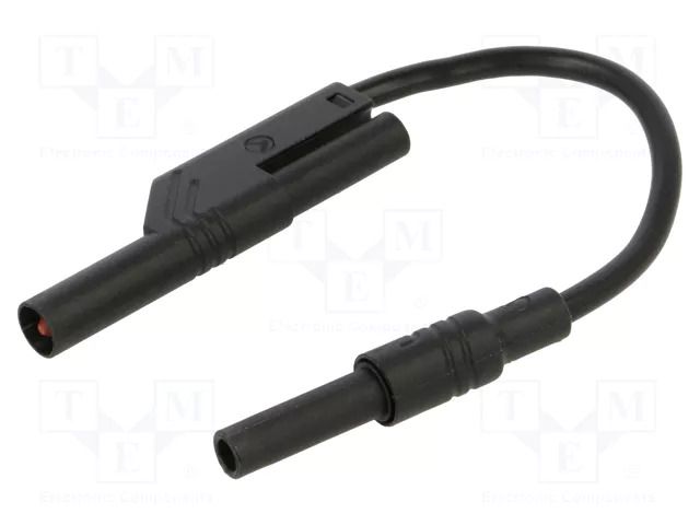 Test lead; 32A; insulated,with 4mm axial socket; Urated: 300V HIRSCHMANN T&M MAL2800SSW