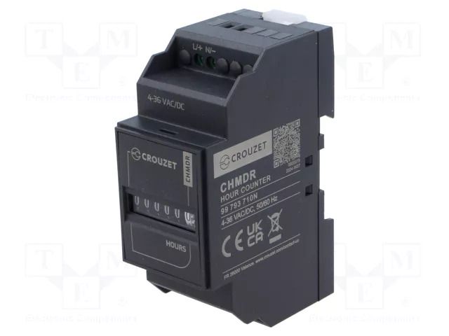 Counter: electromechanical; working time; mechanical indicator CROUZET CROUZET-99793710N