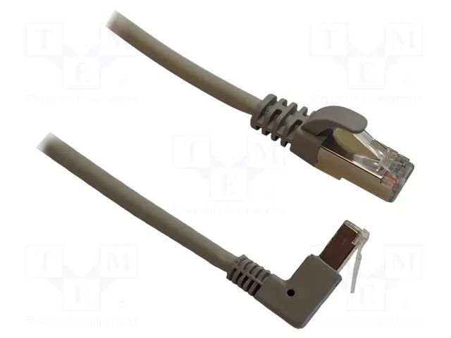 Patch cord; U/UTP; Cat: 5e; RJ45 plug,RJ45 down angled plug; Cu MCI MCI-100570