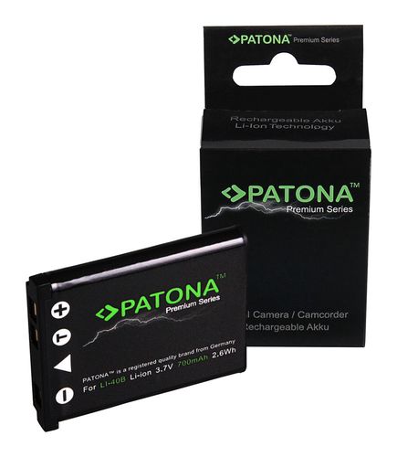 PATONA Premium Battery f. Olympus Li40B Olympus mju 700 720SW 725SW 730, PATONA 1164 4260317091474