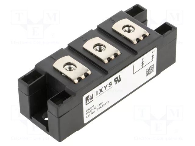 Module: diode; double series; 1.6kV; If: 165A; Y4-M6; Ufmax: 1.05V IXYS MDD142-16N1