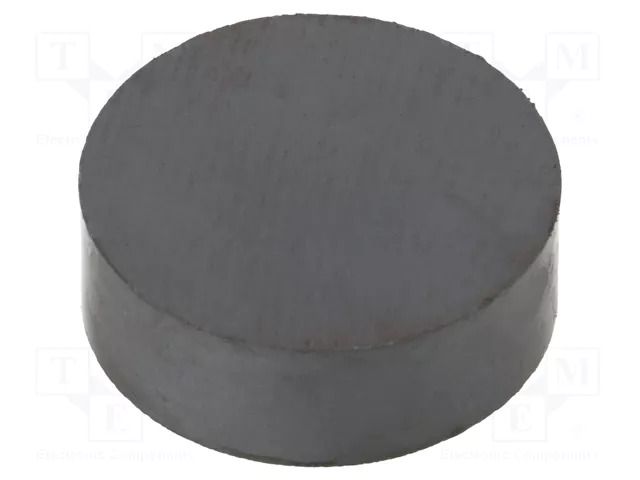 Magnet: permanent; hard ferrite; 16N; Ø: 30.2mm; H: 10.3mm ELESA+GANTER GN55.2HF-30.2-10.3