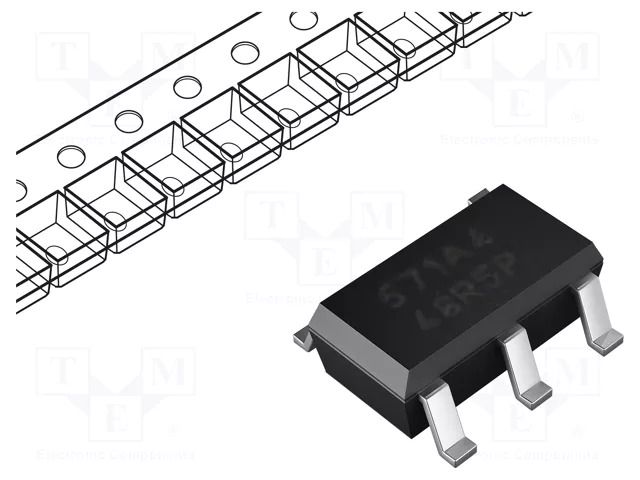 IC: comparator; low-power; Cmp: 1; 40ns; 1.8÷5.5V; SMT; SOT23-5; 75dB MICROCHIP TECHNOLOGY MCP6571T-E/OT
