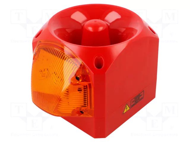Signaller: lighting-sound; 110/230VAC; siren,flashing light; LED KLAXON SIGNALS PNC-0217