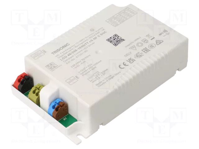 Power supply: switching; LED; 40W; 22÷77VDC; 200÷1050mA; IP20; LCO TRIDONIC 87501190