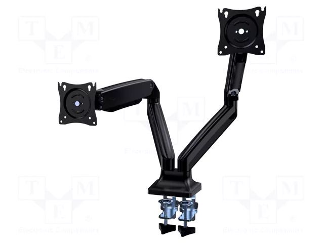 Holder; 3÷10kg; 17÷35"; 75x75mm,100x100mm; monitor x2 GEMBIRD MA-DA2-03
