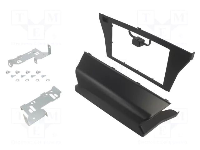 Radio frame; Citroën,Opel,Peugeot; 2 DIN; black PER.PIC. RAM-40.1044