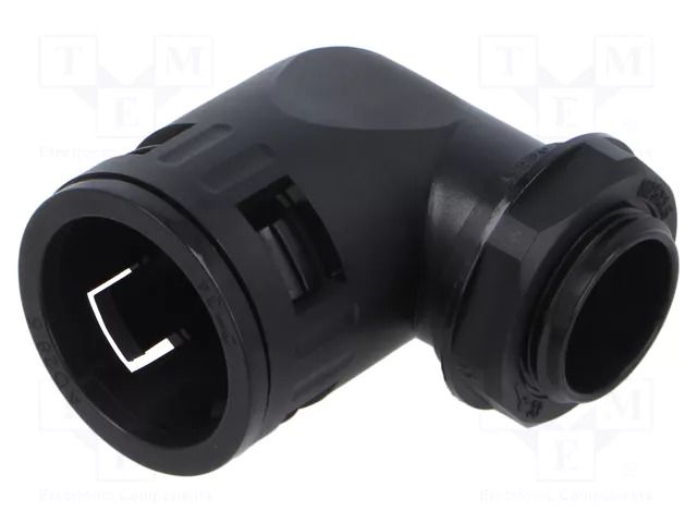 Cable gland; M25; polyamide; PA6S; Pitch: 1.5; Type: angular ANAMET EUROPE AN-968.325.2