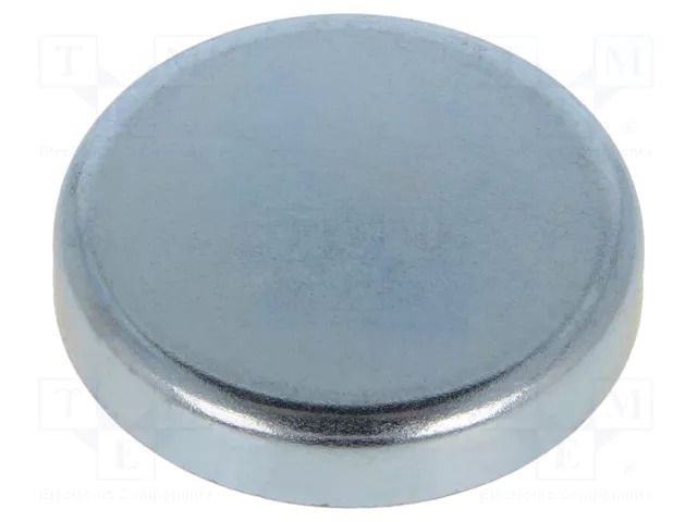Magnet: permanent; hard ferrite; 280N; Ø: 57mm; H: 10.5mm; steel ELESA+GANTER GN50.1-HF-57-10.5