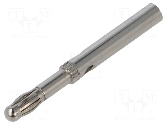 Connector: 4mm banana; plug; 19A,32A; nickel plated STÄUBLI LS-SLM-4N