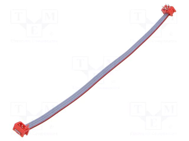 Ribbon cable with connectors; Tape ph: 1.27mm; PIN: 4; Len: 0.15m TE Connectivity 2205068-2