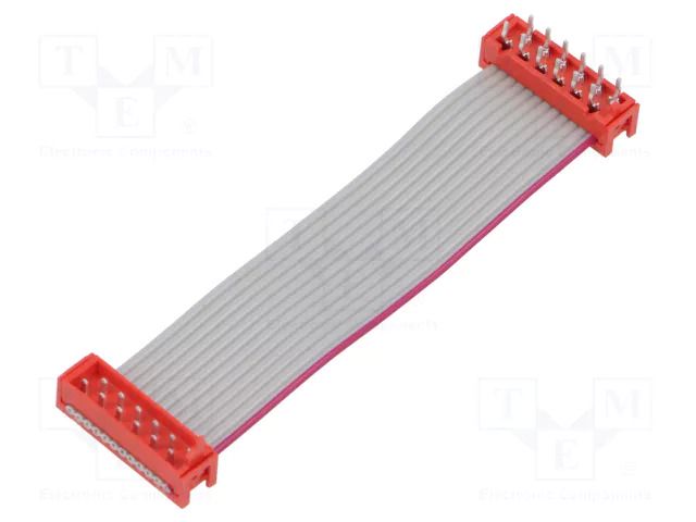 Ribbon cable with connectors; Tape ph: 1.27mm; PIN: 12; 2x6 TE Connectivity 2205072-1