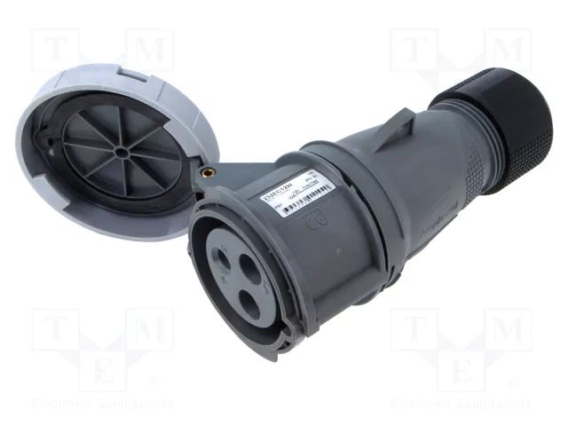 Connector: AC supply 3-phase; plug; female; PIN: 3; 32A; IP&S; IP67 AMPHENOL 2CMA101144R1000