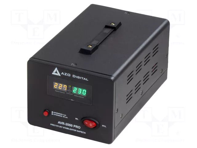 Automatic voltage stabiliser; Usup: 150÷260VAC; Uout: 230VAC AZO DIGITAL AVR-2000-PRO