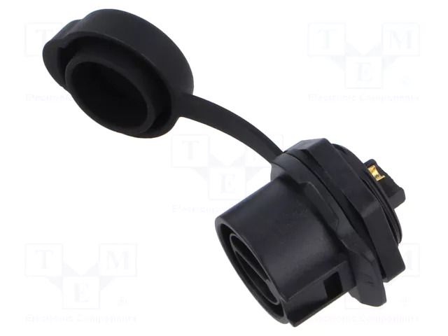 Connector: circular; socket; male; 02; 20A; 500V; PIN: 2; IP67 LUTRONIC 2630-02-T22-CB-100