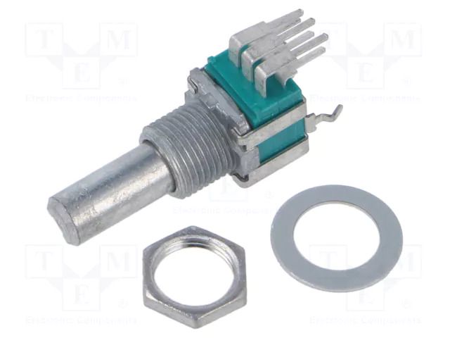 Potentiometer: shaft; single turn,vertical; 10kΩ; ±20%; 6mm ALPS RK09L12D0A1T
