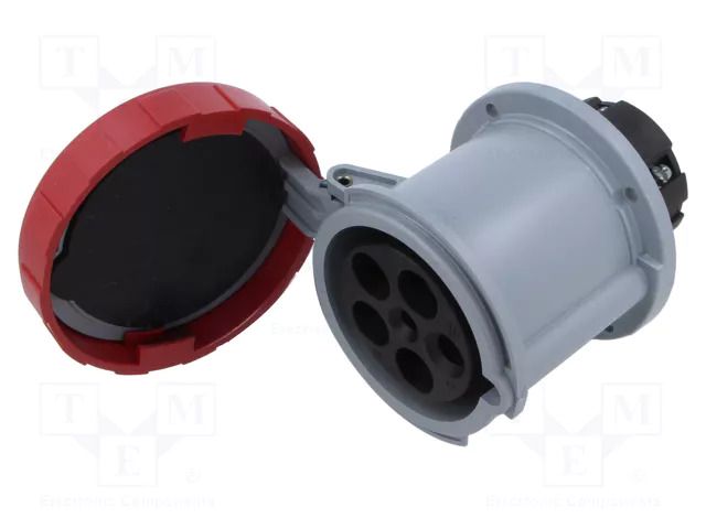 Connector: AC supply 3-phase; socket; female; 63A; 415V; IP&S AMPHENOL 2CMA167396R1000