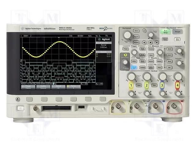 Oscilloscope: digital; Ch: 4; 100MHz; 2Gsps; 100kpts/ch; 2n÷50s/div KEYSIGHT DSOX2014A