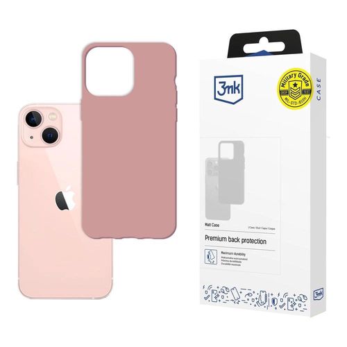 Case for iPhone 14 Plus from the 3mk Matt Case series - pink, 3mk Protection 5903108476638 5903108476638