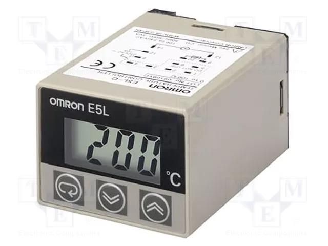 Module: regulator; NTC; temperature; SPST-NO; socket; E5L OMRON E5L-C0-100