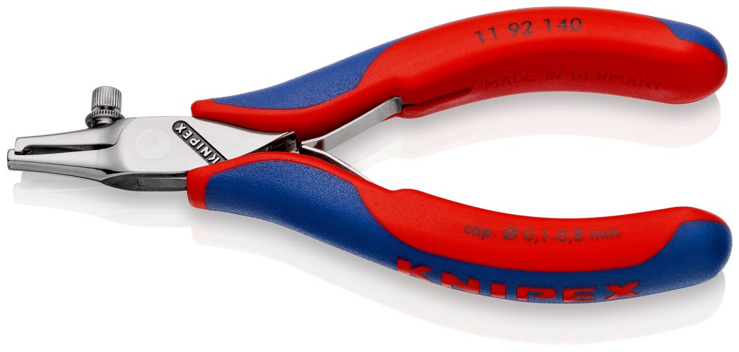 KNIPEX 11 92 140 Electronics Wire Stripper with multi-component handles 140 mm 11 92 140 4003773016908