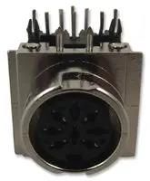 SOCKET, DIN, PCB, 8PIN 71251-080/0800