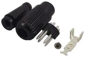 DIN AUDIO/VIDEO CONN, PLUG, 5POS 611-0510