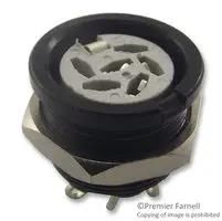 DIN AUDIO/VIDEO CONN, JACK, 6POS 651-0600