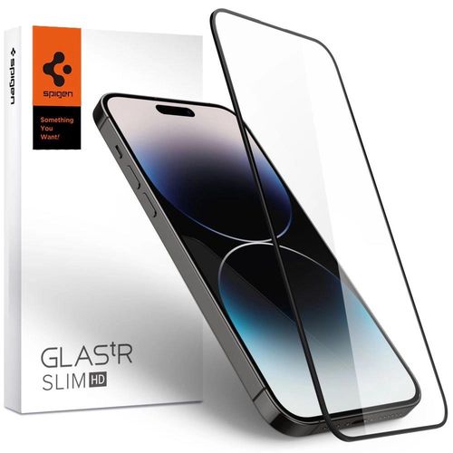 Spigen Glass FC Tempered Glass for iPhone 14 Pro Max - Black, Spigen 8809811866445 8809811866445