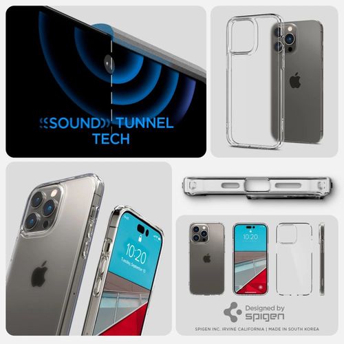 Spigen Ultra Hybrid iPhone 14 Pro Case - Matte Clear, Spigen 8809811864649 8809811864649
