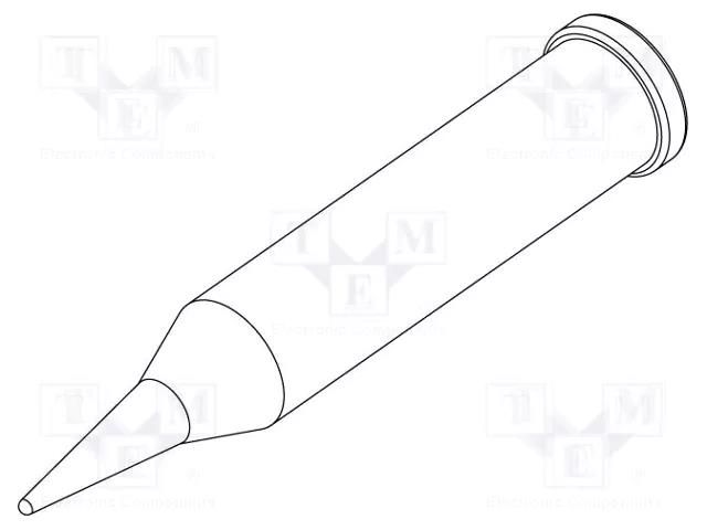 Tip; conical,elongated; 0.6mm ERSA ERSA-0102PDLF06L