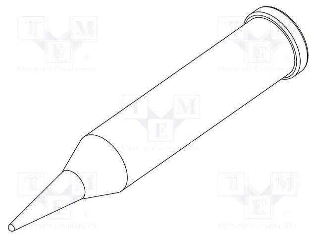 Tip; conical,elongated; 0.6mm ERSA ERSA-0102PDLF06L