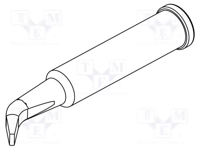 Tip; conical sloped; 1.8mm ERSA ERSA-0102SDLF18