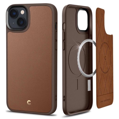 Spigen Cyrill Kajuk Mag Case with MagSafe for iPhone 14 Plus - Brown, Spigen 8809811864441 8809811864441