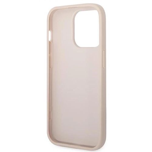 Guess 4G Metal Gold Logo Case for iPhone 14 Pro Max - Pink, Guess 3666339094140 3666339094140