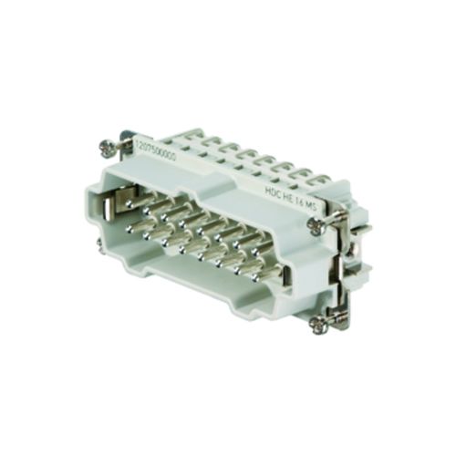 Contact insert (industry plug-in connectors), Pin, 500 V, 16 A, Number of poles: 16, Screw connection, Size: 6 Weidmuller 1207500000 04008190154790